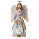 Anioł Szopka Święta Rodzina Starlit Serenity (Angel with Holy Family Figurine) 6004245 Jim Shore