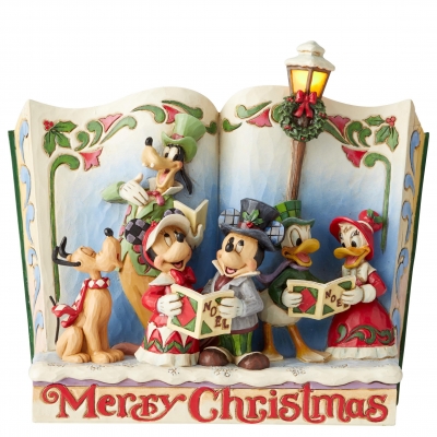Rodzinne śpiewanie kolęd figurka w formie otwartej  książki Merry Christmas (Christmas Carol Storybook) 6002840 Jim Shore