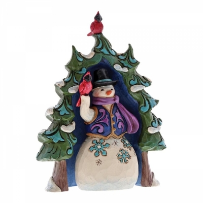 Bałwanek i świąteczne drzewko Snowman And Tree Gift Set 4060313  Jim Shore