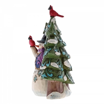 Bałwanek i świąteczne drzewko Snowman And Tree Gift Set 4060313  Jim Shore