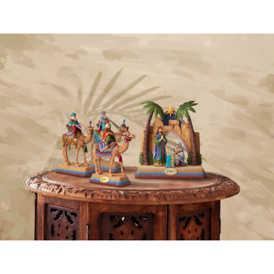 Orszak Trzech Króli Three Kings Collectors Edition 6006707 szopka Jim Shore Figurki  44,5 cm