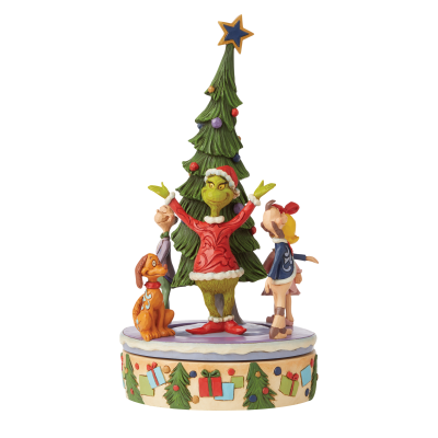 Grinch i choinka karuzela  "Świąt nie będzie" Grinch  6008885 Jim Shore