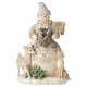 Duży bałwanek i leśni przyjaciele White Woodland Snowman Statue 6006575ND Jim Shore