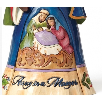 Mikołaj z Szopką - Gdzieś daleko od szopki narodziło się dziecię (Away In A Manger)  4046758 Jim Shore