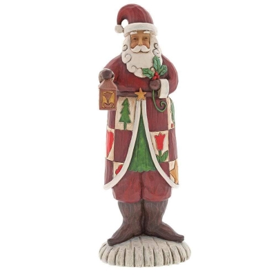 Mikołaj z latarnią Folklore Santa with Lantern 6001442  Jim Shore 