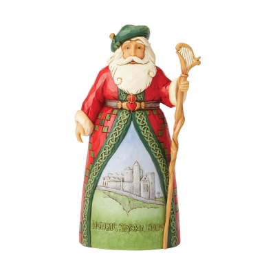 Mikołaj figurka Celtyckie życzenia bożonarodzeniowe Celtic Christmas Greetings (Irish Santa Figurine) 6004237 Jim Shore