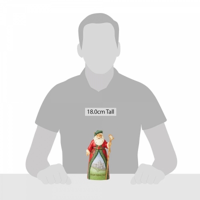 Mikołaj figurka Celtyckie życzenia bożonarodzeniowe Celtic Christmas Greetings (Irish Santa Figurine) 6004237 Jim Shore