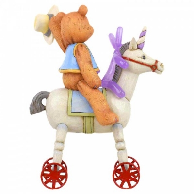 Miś i pies balonik oraz jednorożec  - Razem zwyciężymy wszystko -  Bear Hugs (Button Hugging Squeaky)  6005129  Jim Shore