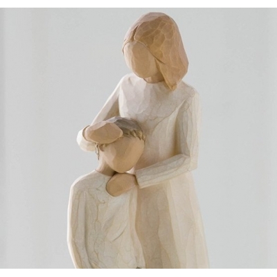 Mama i Syn Mother and Son 26102  Susan Lordi Willow Tree