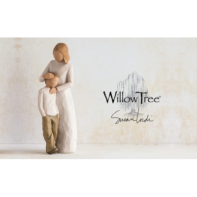 Mama i Syn Mother and Son 26102  Susan Lordi Willow Tree