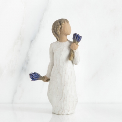 Dziewczynka z lawendą, lawendowy wdzięk  ! Lavender Grace 26465 Susan Lordi Willow Tree