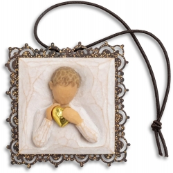 Chłopiec o złotym sercu "Zawsze będziesz mieć moje serce" zawieszka 26204 Susan Lordi Willow Tree