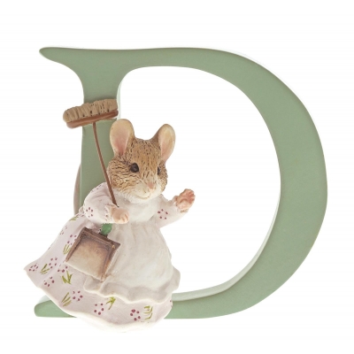 Literka D wymiar 3D Królik Piotruś  Peter Rabbit A4996 Beatrix Potter
