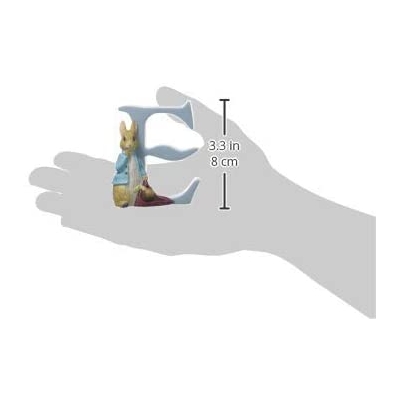 Literka E wymiar 3D Królik Piotruś  Peter Rabbit A4997 Beatrix Potter