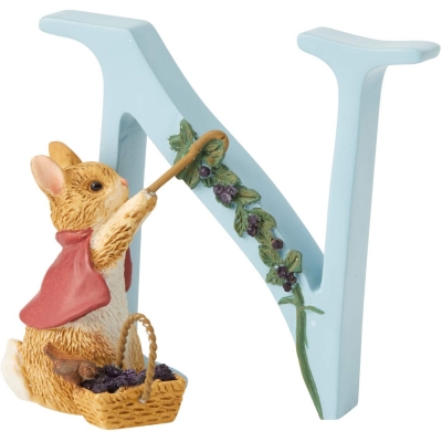 Literka N wymiar 3D Królik Piotruś  Peter Rabbit A5006 Beatrix Potter