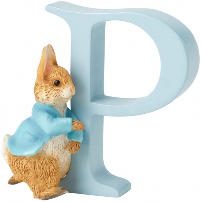 Literka P wymiar 3D Królik Piotruś  Peter Rabbit A5008 Beatrix Potter