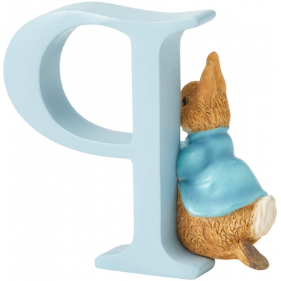 Literka P wymiar 3D Królik Piotruś  Peter Rabbit A5008 Beatrix Potter