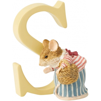 Literka S wymiar 3D Królik Piotruś  Peter Rabbit A5011 Beatrix Potter