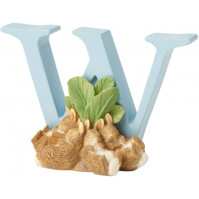 Literka W wymiar 3D Królik Piotruś  Peter Rabbit A5015 Beatrix Potter
