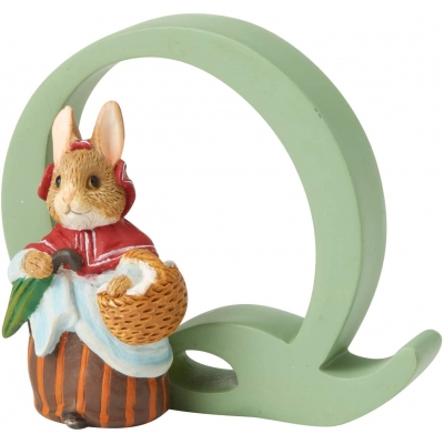 Literka Q wymiar 3D Królik Piotruś  Peter Rabbit A5009 Beatrix Potter