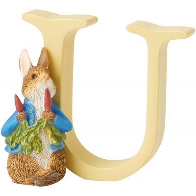 Literka U wymiar 3D Królik Piotruś  Peter Rabbit A5013 Beatrix Potter