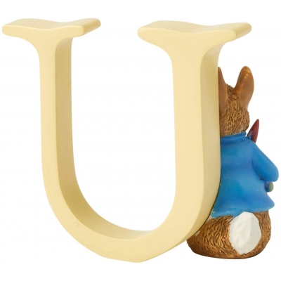 Literka U wymiar 3D Królik Piotruś  Peter Rabbit A5013 Beatrix Potter
