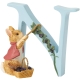 Literka N wymiar 3D Królik Piotruś  Peter Rabbit A5006 Beatrix Potter