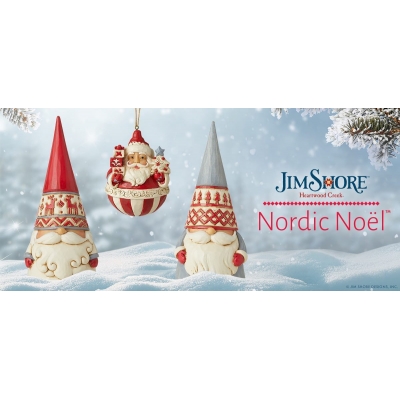 Norweski świąteczny GNOM God Jul! 6006622 Jim Shore