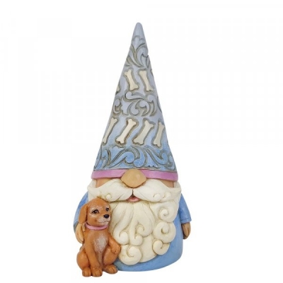 GNOM przyjaciel psa  Gnome with Dog Figurine 6010289 Jim Shore