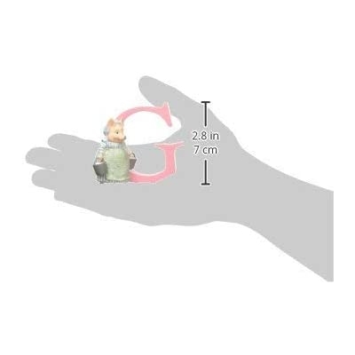 Literka G  wymiar 3D Królik Piotruś  Peter Rabbit A4999 Beatrix Potter
