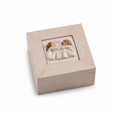 Szkatułka POZYTYWKA  pudełko na biżuterię  "Jesteś moim przyjacielem na zawsze"  28109 WILLOW TREE SUSAN LORDI